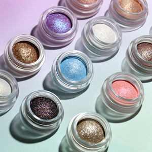 कस्टम मैश धातु दृष्टि थोक शाकाहारी सौंदर्य प्रसाधन क्रूरता मुक्त 14 रंग हीरा ग्लिटर क्रीम दृष्टि जलरोधी - Product Image 2