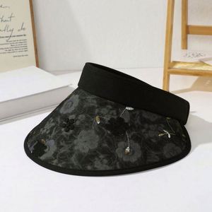 Gorra de Visera Ancha con Flores 3D Estilo Chino para Mujer, Protección UV, Venta al Por Mayor - Product Image 4