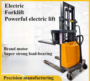 מעך חצי חשמלי מעך מחומר מלגזה מחסן reaimer עם מעלית מזרן לניהול אחסון יעיל - Product Image 2