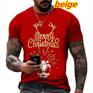 Mode 3d bonhomme de neige père noël t-<span class=keywords><strong>shirt</strong></span> <span class=keywords><strong>femme</strong></span> impression 3D t-shirts de noël à manches courtes t-shirts drôles t-shirts personnalisés - Product Image 5