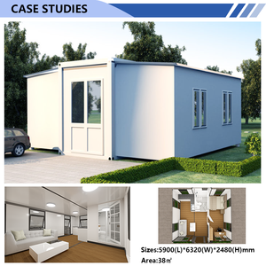 CGCH расширяемый кухонный контейнерный дом сборный передвижной дом <span class=keywords><strong>2</strong></span> или 3 спальни контейнер крошечные дома Casa сборный дом - Product Image 4