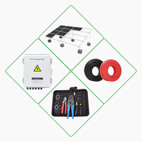 Système solaire hybride monocristallin Yangyi 5-20kW MPPT avec panneau solaire lithium-ion tout-en-un pour stockage d'énergie domestique