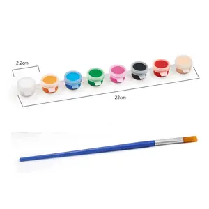 Customize Professional Paint Acrylic Drawing Art Crafts Diy Paint 3 ML 8 Color Acrylic Paint Set