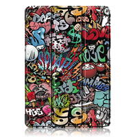 Étui de protection pour tablette en cuir PU fin avec motif imprimé pour iPad Air 11 2025/ Air 6e génération 11 2024/Air 4/5 10.9/ Pro11 2018