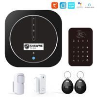 Système d'alarme domestique durable intelligent sans fil Wi-Fi filaire avec détection de mouvement, panique et intrusion pour la maison – Nouveau système d'alarme domestique