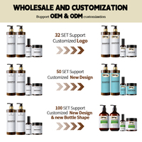 OEM ODM Label Pribadi 9 in 1 Serum Minyak Herbal Penumbuh Rambut Anti Rontok Memperkuat Akar Rambut Lebih Tebal Lebih Kuat Lebih Berkilau
