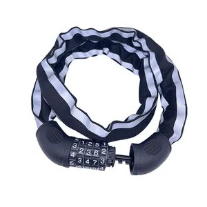 Combination Chain Lock Bike Code Lock Security Chain Bike Lock For Motorcycle Scooter