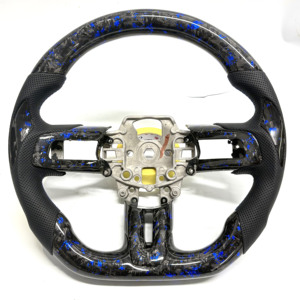 Volante Ligero Modificado de Fibra de Carbono Forjado para Ford Mustang V6 GT Shelby Series 2015-2023, Piezas Interiores para Autos <span class=keywords><strong>Deportivos</strong></span> - Product Image 4