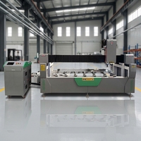 Prix usine 3 en 1 3d Portique Type Grand Format Cnc Salle De Bains Porte Verre Peinture Led Miroir Fibre Laser Imprimante Machine De Marquage