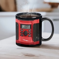 Mug à café en céramique de luxe alimenté électriquement avec isolation thermique de 24 à 36 heures, design léger de 0,5 kg
