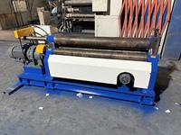 Machine à cintrer les tôles à trois rouleaux W11 4x1500, machine à cintrer les tôles de qualité professionnelle W11 pour la fabrication de récipients sous pression