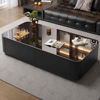 Table basse portable au design contemporain pour petits espaces, meubles de salon