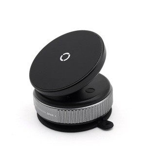 Soporte magnético para teléfono de coche, soporte plegable universal con ventosa para salpicadero, color negro K09 - Product Image 1
