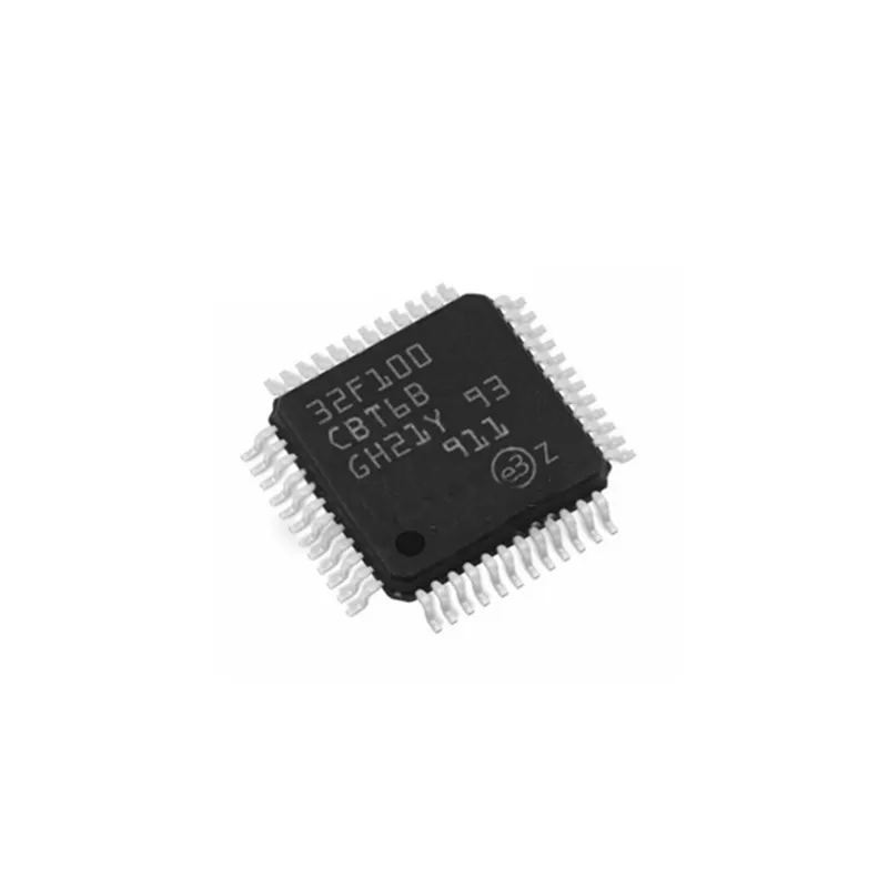 New Original STM32F100CBT6B STM32F100 STM QFP48 Microcontroller Ic Chip Integrated Circuits