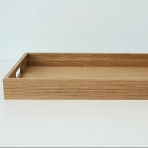 Bandeja de Servir de Madera Ecológica Hecha a Mano, Pulida y Duradera para Todas sus Necesidades de Servicio, que Irradia Elegancia Natural - Product Image 1