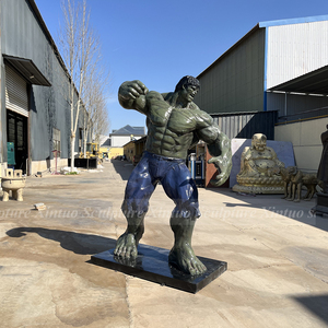 Statua di <span class=keywords><strong>Hulk</strong></span> Marvel in Vetroresina di Alta Qualità, Scultura a Grandezza Naturale, Marca Xintuo, Colore Personalizzabile, Design Realistico Dipinto - Product Image 2