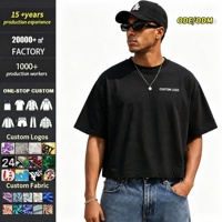 T-shirt en coton surdimensionné personnalisé pour hommes, taille US, vente en gros, prix bas, haute qualité, coupe courte et carrée, vêtements pour hommes