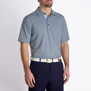 थोक उच्च गुणवत्ता 4 तरह खिंचाव थोक कढ़ाई प्रिंटिंग पॉलिएस्टर स्पैन्डेक्स त्वरित शुष्क स्लिम फिट गोल्फ पोलो शर्ट शर्ट - Product Image 2