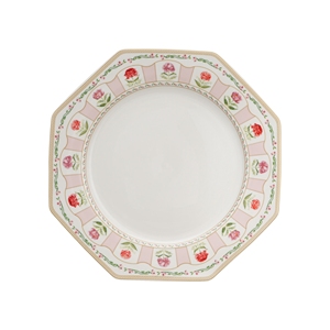 Service de table carré de luxe 18 pièces en porcelaine, style Jardins Européens vintage, OEM ODM, pour dîner, dessert et soupe, sans BPA, compatible lave-vaisselle - Product Image 2