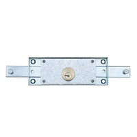 Serrure de porte de volet roulant de cylindre en laiton européen élevé