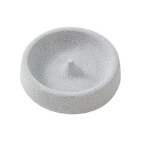 Gamelle ronde mate en pierre pour oiseaux, anti-renversement, pour le nettoyage du bec et l'affûtage des griffes – un gadget indispensable pour les perroquets