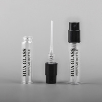 Flacons à sertir de 2 ml, 3 ml, 5 ml – Mini flacons d'échantillon de parfum de luxe vides avec capuchon en plastique noir et blanc