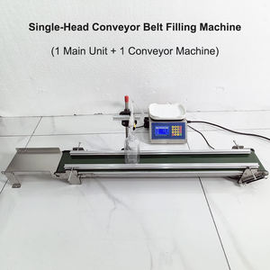 Máquina Llenadora de Líquidos con Cinta Transportadora de Una Cabeza, 1 Unidad Principal + 1 Transportador para Llenado de Botellas de Aceite, Agua, Jugo y Productos Químicos - Product Image 4