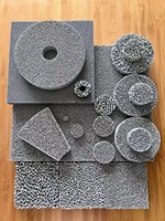 Filtre en mousse céramique Pingxiang Dai-Er, plaque en carbure de silicium SiC 1450 ° Résistant à la chaleur pour la filtration de métaux fondus