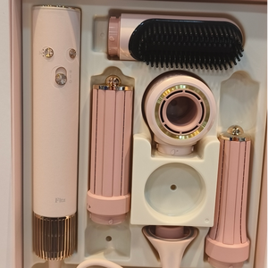 Nuevo producto, juego de secador de pelo multifuncional sin hojas para el hogar, plancha y rizador de cinco piezas de iones negativos - Product Image 6