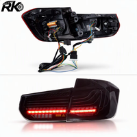 Feu arrière LED OLED fumé rouge pour BMW Série 3 F30 F35 2013-2018 Clignotant séquentiel Plug&Play