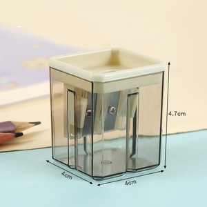 <span class=keywords><strong>Temperamatite</strong></span> da scrivania in plastica a buon mercato con opzione spessa e sottile comoda scatola <span class=keywords><strong>per</strong></span> affilare - Product Image 3