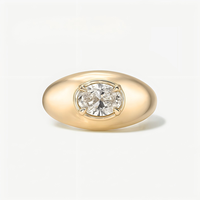 Bague de mariage en argent sterling 925 avec moissanite certifiée GRA, sertie clos, D VVS, formes multiples