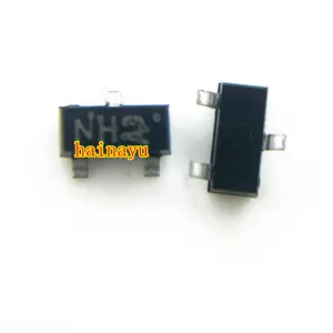 Transistor amplificador SMD KRC107S-RTK/P, SOT-23, marca NH, componente electrónico nuevo, <span class=keywords><strong>chip</strong></span> IC, pedido individual - Product Image 1