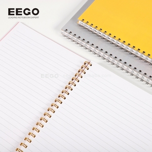 <span class=keywords><strong>Quaderni</strong></span> <span class=keywords><strong>a</strong></span> Spirale per Studenti con Copertina in Carta Formato A4, Copertina Rigida, Rosa, Giallo, Grigio, 100 Pagine - Product Image 5