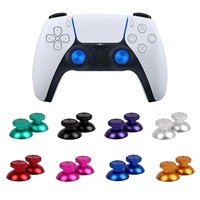 Manette de jeu 3D en métal en forme de champignon pour PS5 avec capuchon en alliage d'aluminium