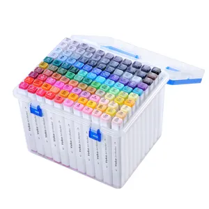 Dual tip painting 30/40/60/80/168/204 Colors Art Marker Set for Drawing Manga Animation Artist Alcohol Based Marker