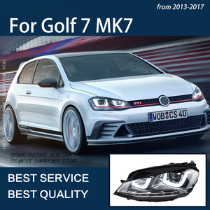 Car Lights for <strong>Golf</strong> 7 2013-2017 <strong>MK7</strong> Golf7 LED <strong>Headlights</strong> DRL Dynamic Turn Signal Lamp Bifocal Lens Assembly <strong>Upgrade</strong> - Product Image 3