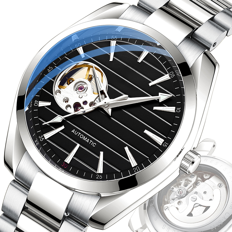 Fashion Women Moon Phase Skeleton Genuine
