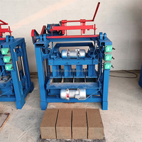 Machine électrique mobile de fabrication de blocs creux pour l'ingénierie routière, machine à briques non cuites, machine à blocs de béton