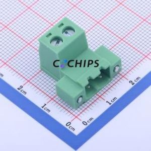 KF2EDGRKM-5.0-2P Plug-in Terminal Block P=5mm Connector Plug Screw Fixing 1x2P 5mm - Product Image 1