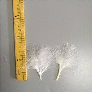 <span class=keywords><strong>Marabou</strong></span> suelto 3-4 "Plumas de pavo blanco Plumas de pluma de sangre de marabú para atar moscas - Product Image 1