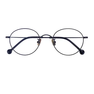 De gama alta ultraligero Gafas de Metal de alambre de marco de gafas hombres óptico gafas de Marcos