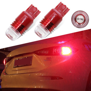 Luces direccionales para automóvil, luces traseras, luces intermitentes T20 de alto brillo y alta potencia, luces laterales, 12V, rojo. - Product Image 1