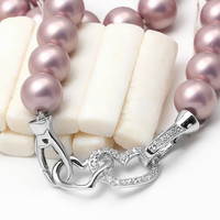 XD S1195 Fermoirs de homard en argent sterling 925 Fermoir de bijoux avec capuchon de cordon d'extrémité fermoirs de collier de coeur en argent