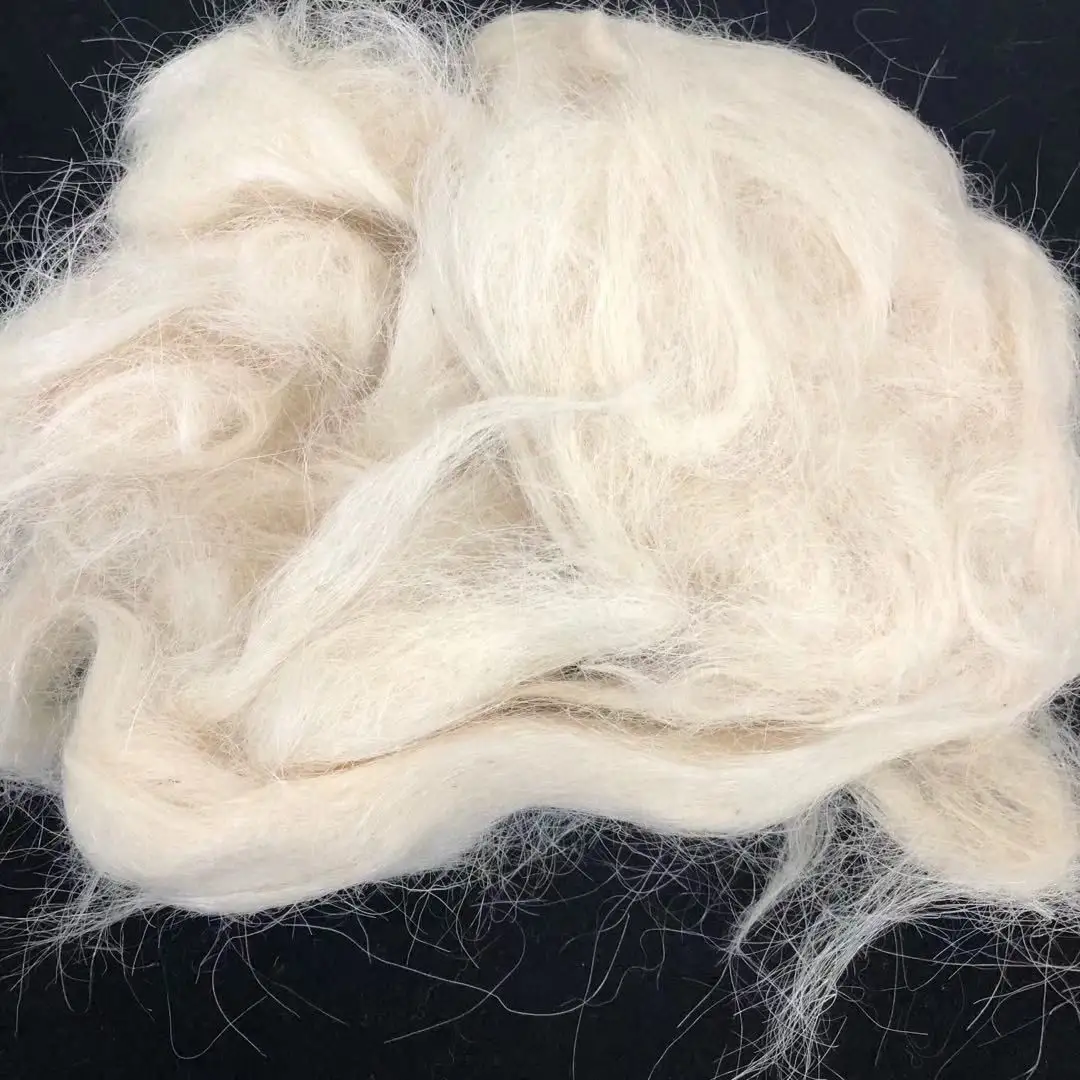 Vendita calda di alta qualità prezzo di fabbrica cardato pelo di capra scouted wool noils cardato lana di capra rifiuti