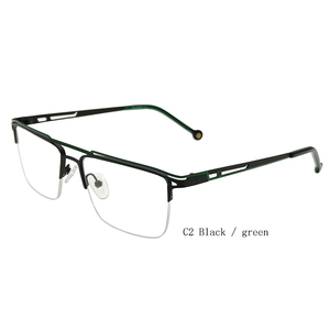 Yasee Vintage <span class=keywords><strong>Retro</strong></span> famoso hombres diseño Metal gafas ópticas marcos moda óptica gafas masculinas gafas coloridas - Product Image 3