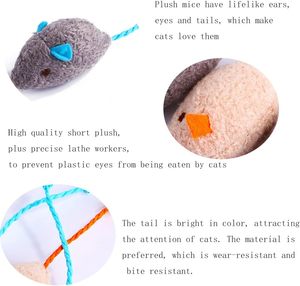 Jouets en peluche pour chat avec herbe à chat, petits, mignons, résistants aux griffures, interactifs, produits pour animaux de compagnie - Product Image 3