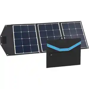 18v室外最小电源板100瓦聚可折叠100瓦多晶太阳能电池板室外房车便携式电站成本