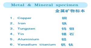 6 Tipos de Minerales Metálicos en Bruto <span class=keywords><strong>para</strong></span> Educación e Investigación - Product Image 2