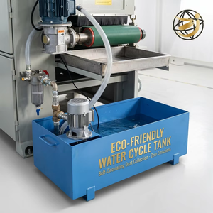 Pulidora de Superficies de Alta Eficiencia que Reemplaza a 5 Trabajadores Manuales - Pulidora Industrial de 3 Bandas con Filtración de Agua - Product Image 3